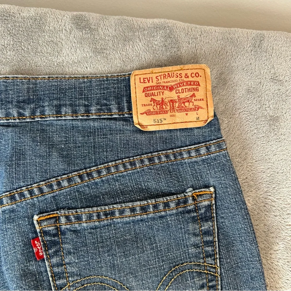 Vintage Levi's 515 Nouveau Boot Cut Jeans Women's‎ Sz 12 M Blue Med Wash Denim